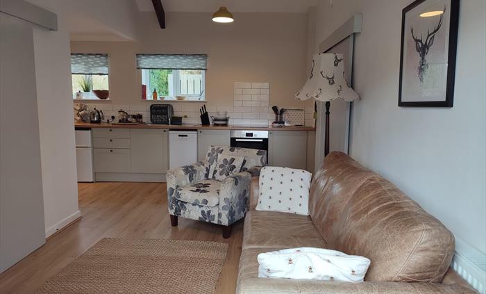 Sitting room & Kitchen